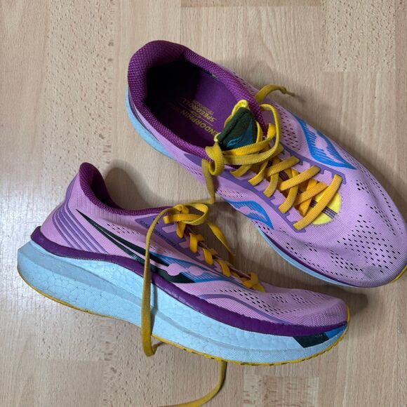 Saucony Sneakers Women's 9 Endorphin Pro Marathon Running Gym Training Shoes - Picture 1 of 8